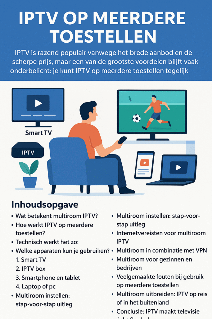 IPTV op meerdere toestellen gebruiken IPTV Code