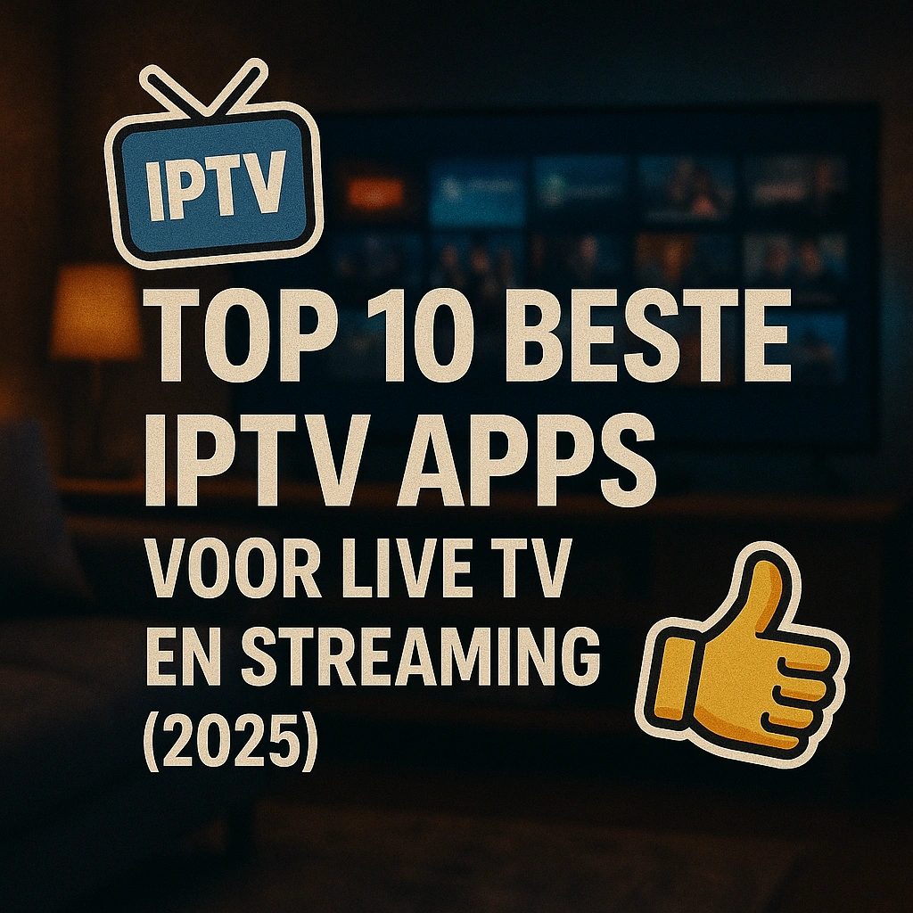 Top 10 IPTV apps voor live TV en streaming (2025)